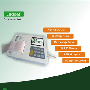 Cardiolink 6T 6 Channel ECG Machine