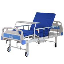 High Quality Two Cranks Hospital Bed With Mattress